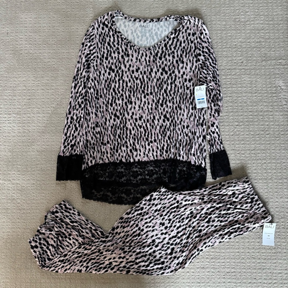 Bali 2 pc pajama set size 1X